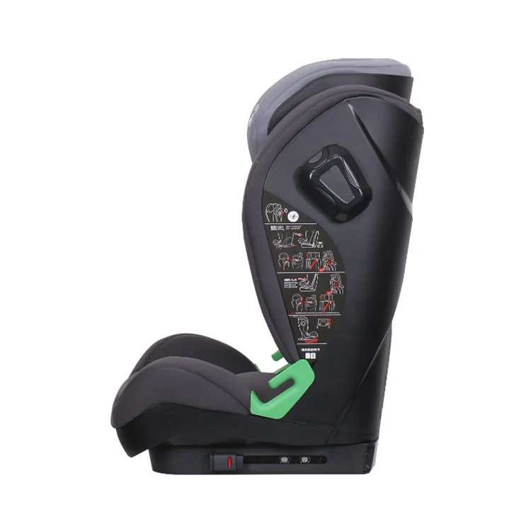 Деца предпазна седалка за кола с Isofix и фиксация на предпазния колан