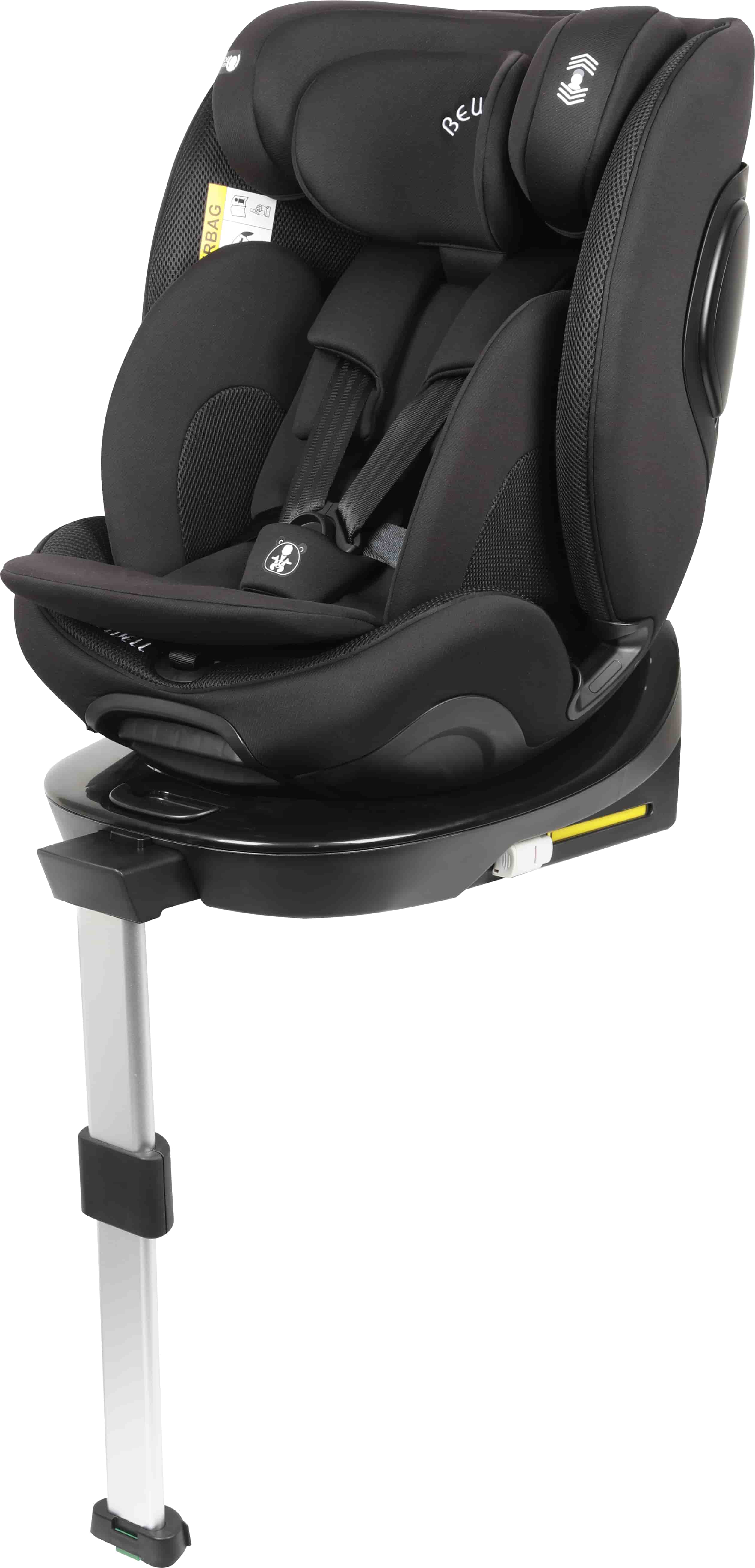 Детска предпазна седалка за кола ISOFIX и опорен крак за бебе 40-150 см